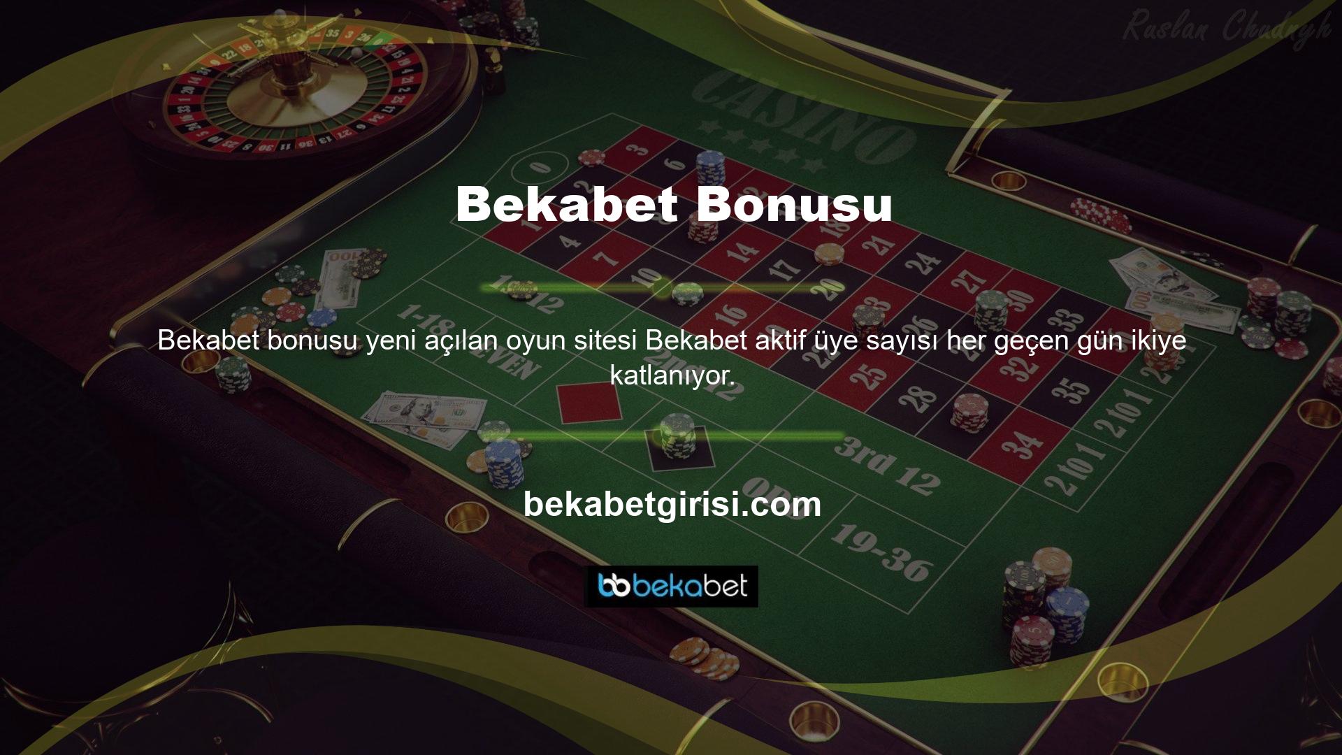 Bekabet web sitesi canlı casino, canlı casino, spor bahisleri, sanal casino ve E-spor dahil olmak üzere çeşitli oyun kategorileri sunmaktadır